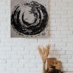 Installation painting with a model car