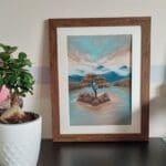 Lake of Quiet Mornings - acrylic