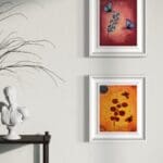 6 and 7 Butterflies and florals