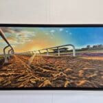 Curragh RaceCours Track at Sunset | Oil Painting