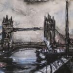 tower bridge London watercolour