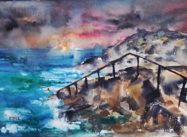 forty foot watercolour