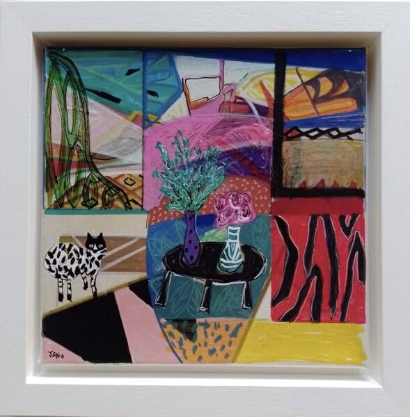 We Bring the Cat Everywhere (29cm) Framed