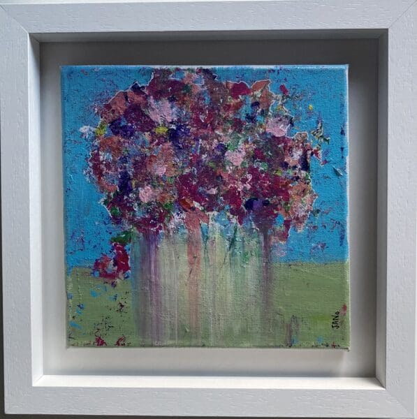 Say It With Flowers V 29cm Framed