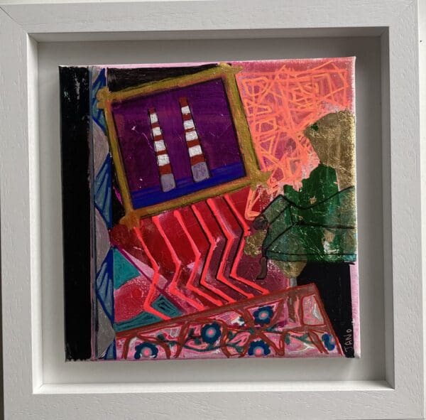 Chimneys on my wall - Poolbeg Dublin 29cm Framed