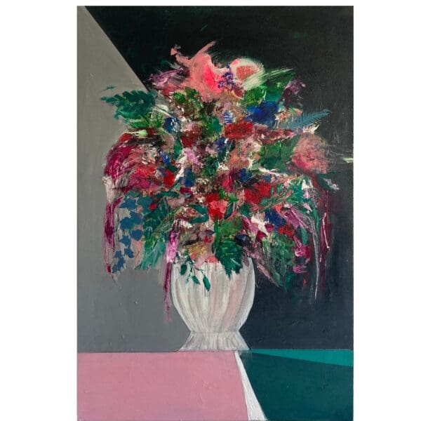 Cut Flowers Like Sugar (78cm) Framed