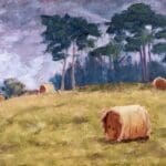 Haybales at Monasterboice, County Louth