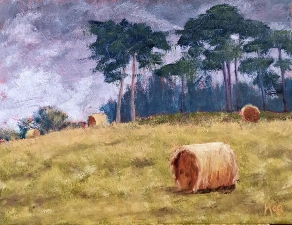 Haybales at Monasterboice, County Louth