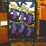 MOSAIC Hanging purple fruits