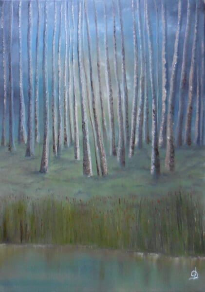 Reeds at Forest Edge