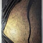 Draped Black, Bronze & Gold with Plaster & Epoxy