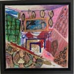 Retro grandeur (23cm) Framed