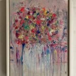 Rainy Florist (43cm) Framed