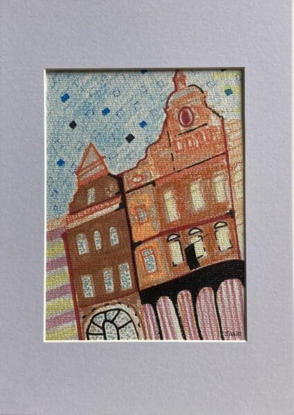 Dawson Street Dublin #1 A4 (Mounted)