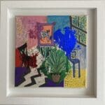 The Cat’s in The Painting (29cm) Framed