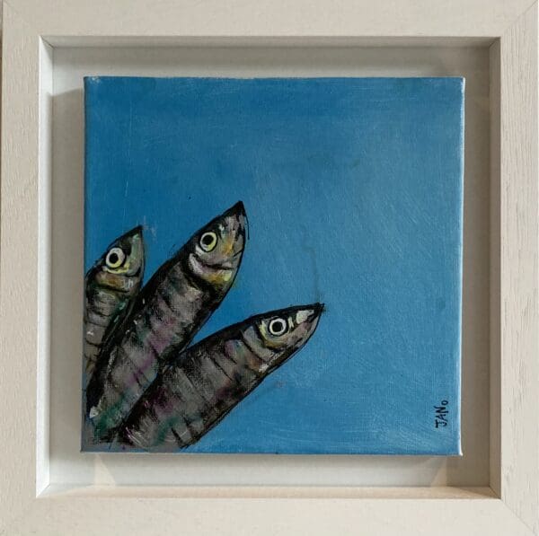Three Swim 29cm Framed