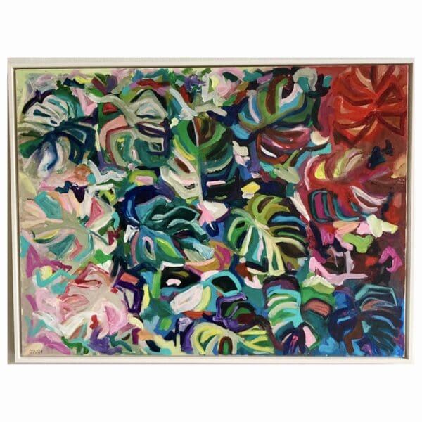 Monstera Dance (105cm) Framed