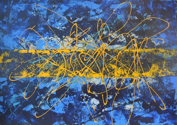 Orbits of wonder, abstract art, universe