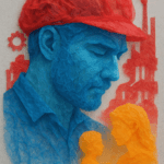 Silent thoughts in a busy factory