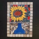 MOSAIC SUNFLOWER IN VASE