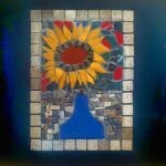 MOSAIC SUNFLOWER IN VASE