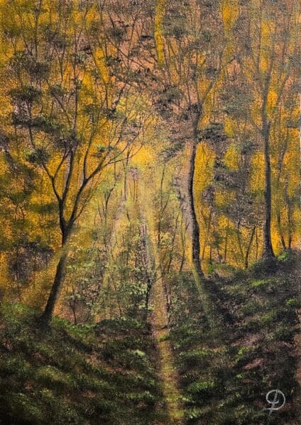 Forest Light in Orange