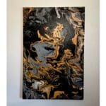 Gold spill (50x75cm)