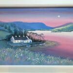 Cottage by the Sea in Moonlight