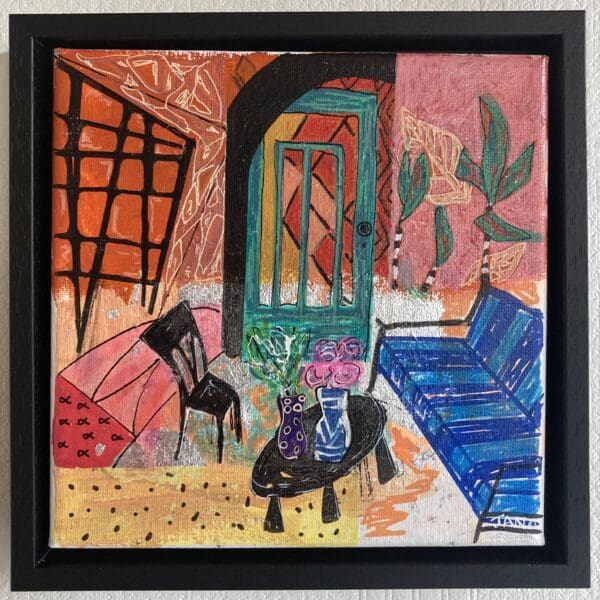 Indoors, Outdoors (23cm) Framed