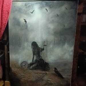 Oil Painting on canvas gothic fantasy art