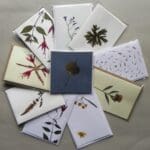 10 Unique Real Pressed Flowers & Leaves Cards - Pack #1
