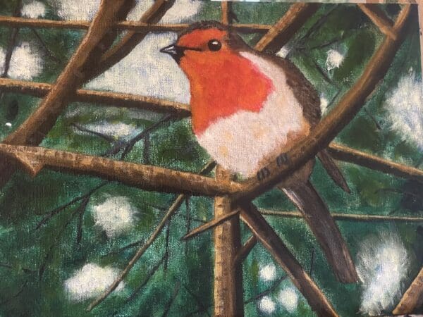 Red Robin acrylic
