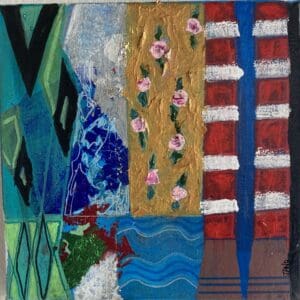 Pretty Dublin Coastline - Poolbeg Chimneys (20cm)