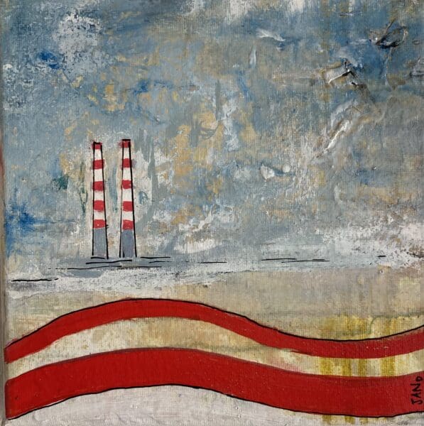 Making Waves - Poolbeg Chimneys (20cm)