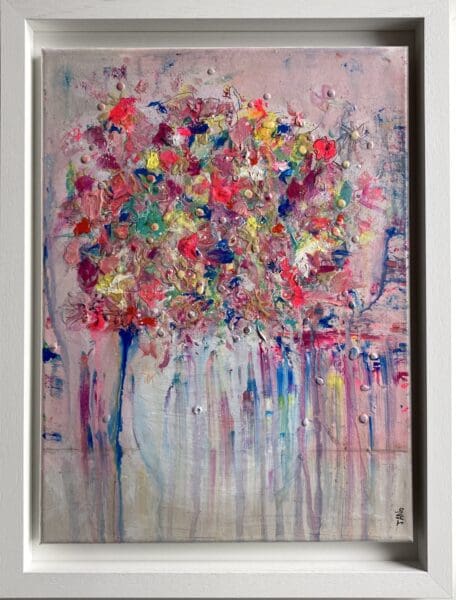 Rainy Florist (48cm) Framed
