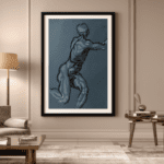 Ink and Pastel : Michelangelo Revisited. (Copy)