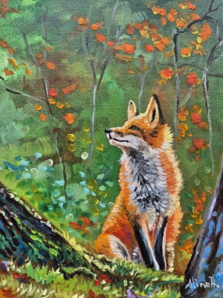 Autumn Vibes | Oil Painting on Canvas panel