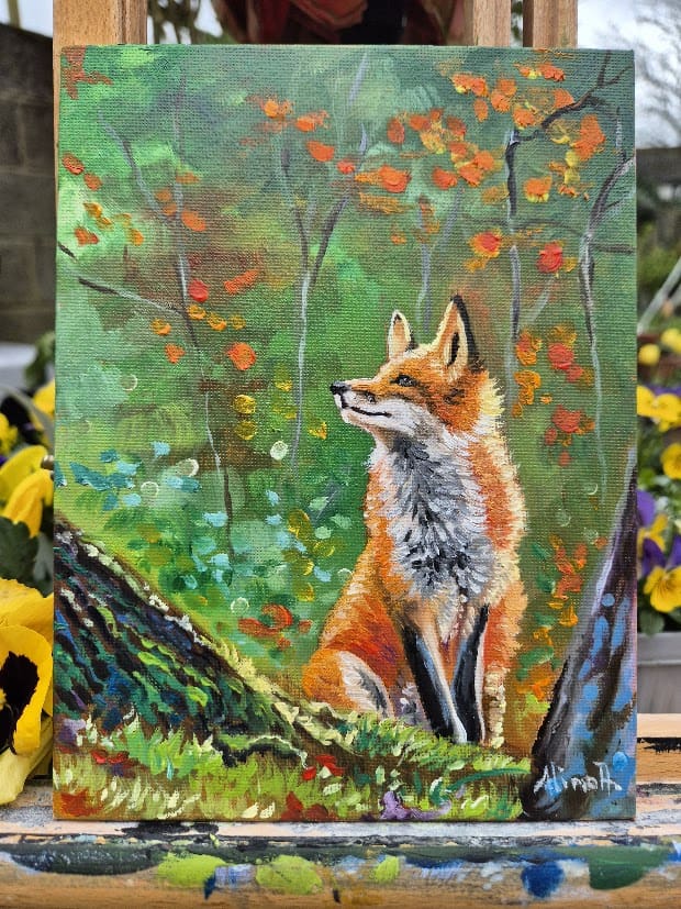 Autumn Vibes | Oil Painting on Canvas panel - Image 2
