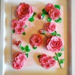 Pink Textured Roses.