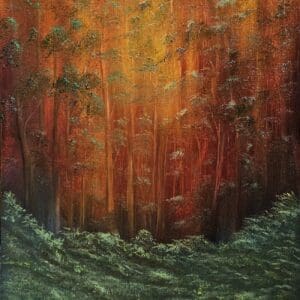 Forest Light in Orange #1