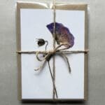5 Unique Cards with Real Pressed Flowers - Bundle #2
