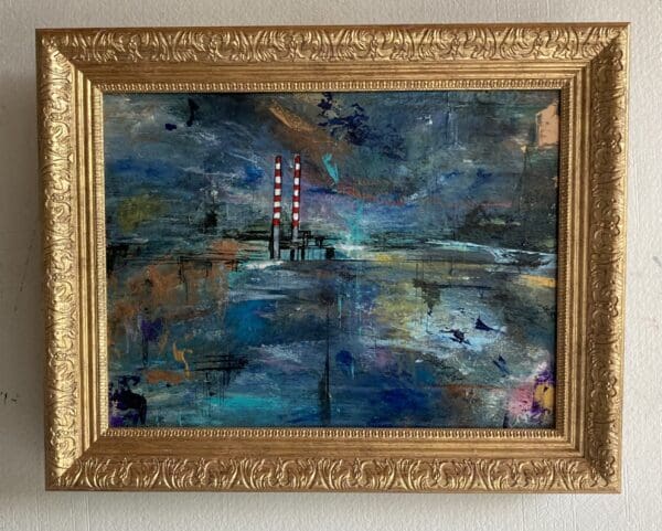 Arriving In Dublin (50cm) Framed