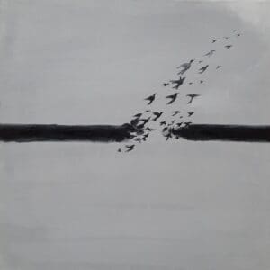 Echoes of Freedom, original oil painting, abstract