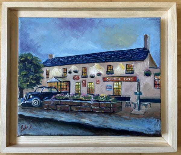 Johnnie Fox’s Pub – Original Oil Painting