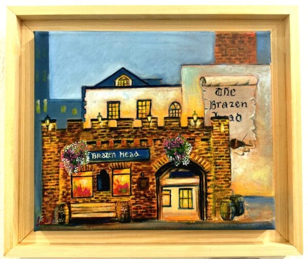 The Brazen Head – Original Oil Painting of The Brazen Head Pub, Dublin