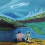 Landscapes & Abstract paintings.