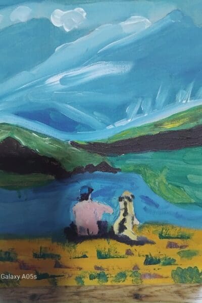 Landscapes & Abstract paintings.