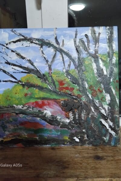 Landscapes & Abstract paintings.