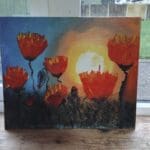 Landscapes & Abstract paintings.