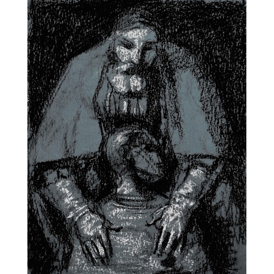 Rembrant Revisited : Quiet Consolation In Indigo.